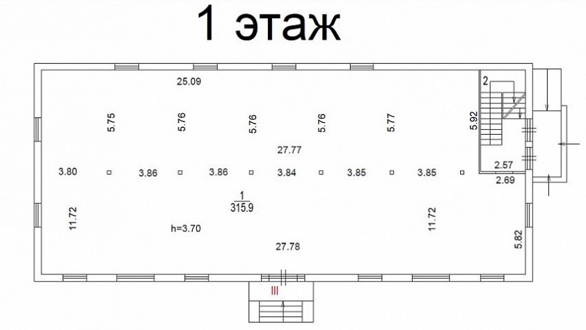 План помещения · г Москва, ул 1-я Миусская, д 20 стр 1