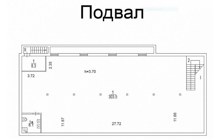 План помещения · г Москва, ул 1-я Миусская, д 20 стр 1