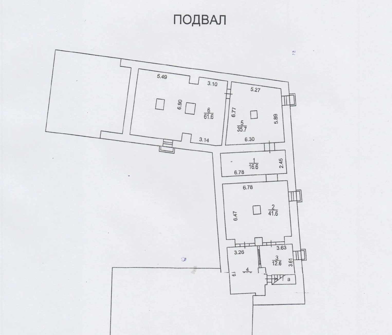 План помещения · г Москва, Малый Златоустинский пер, д 3 стр 1